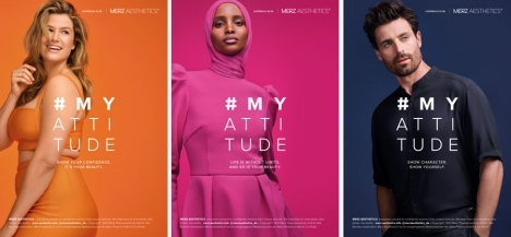 Mit der neuen 360-Grad-Kampagne #MyAttitude definiert Merz Aesthetics Schnheit als eine Frage der Haltung  Fotos: Avantgarde